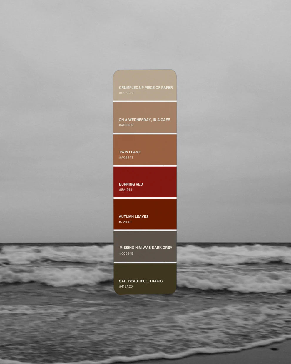 Red Paint Swatch Bookmark