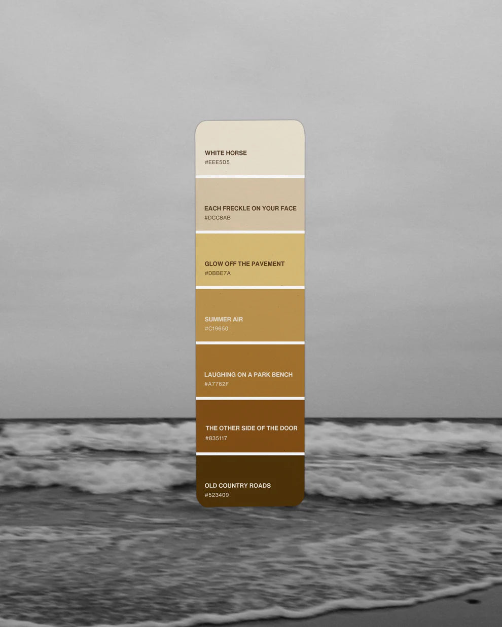 Fearless Paint Swatch Bookmark