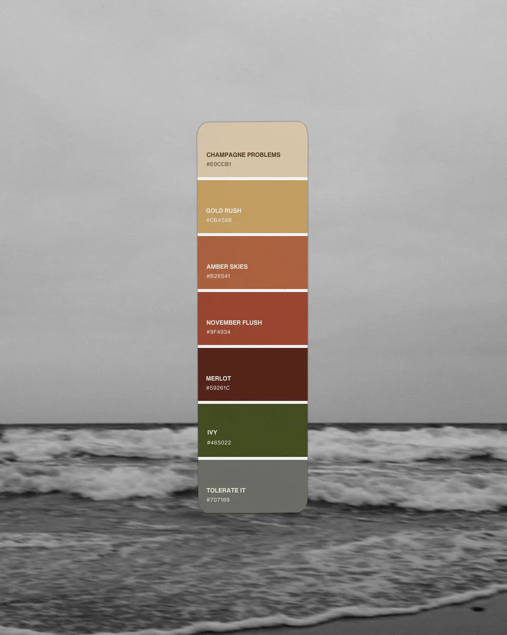 Evermore Paint Swatch Bookmark