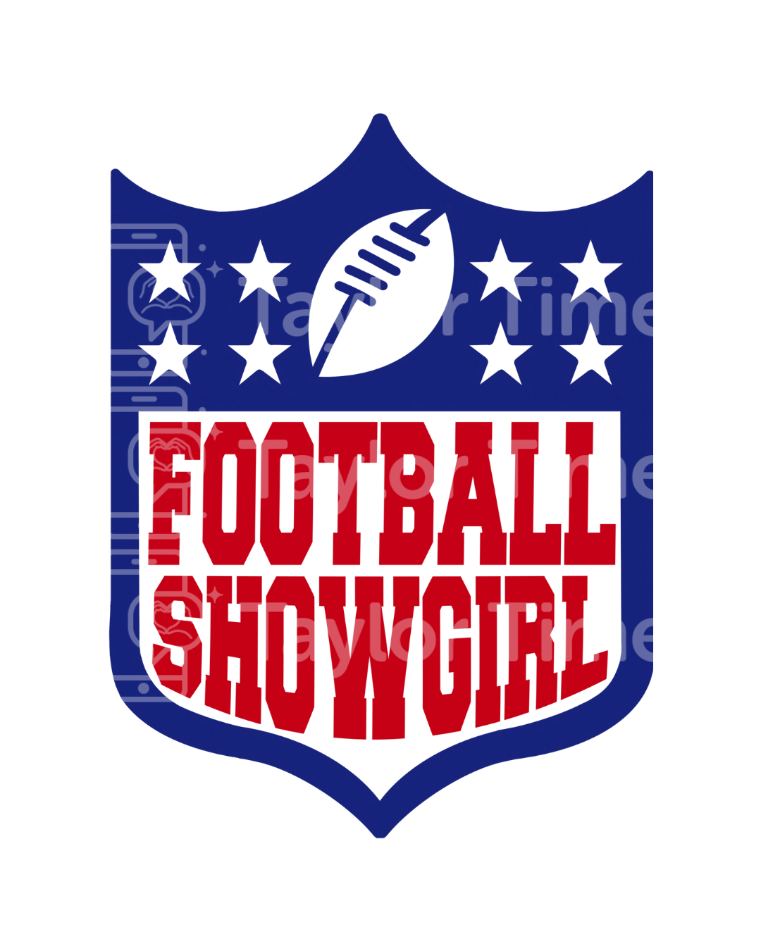 Football Showgirl Decal – Digital Download