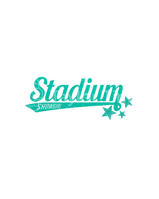 Stadium Showgirl Decal With Stars – Digital Download