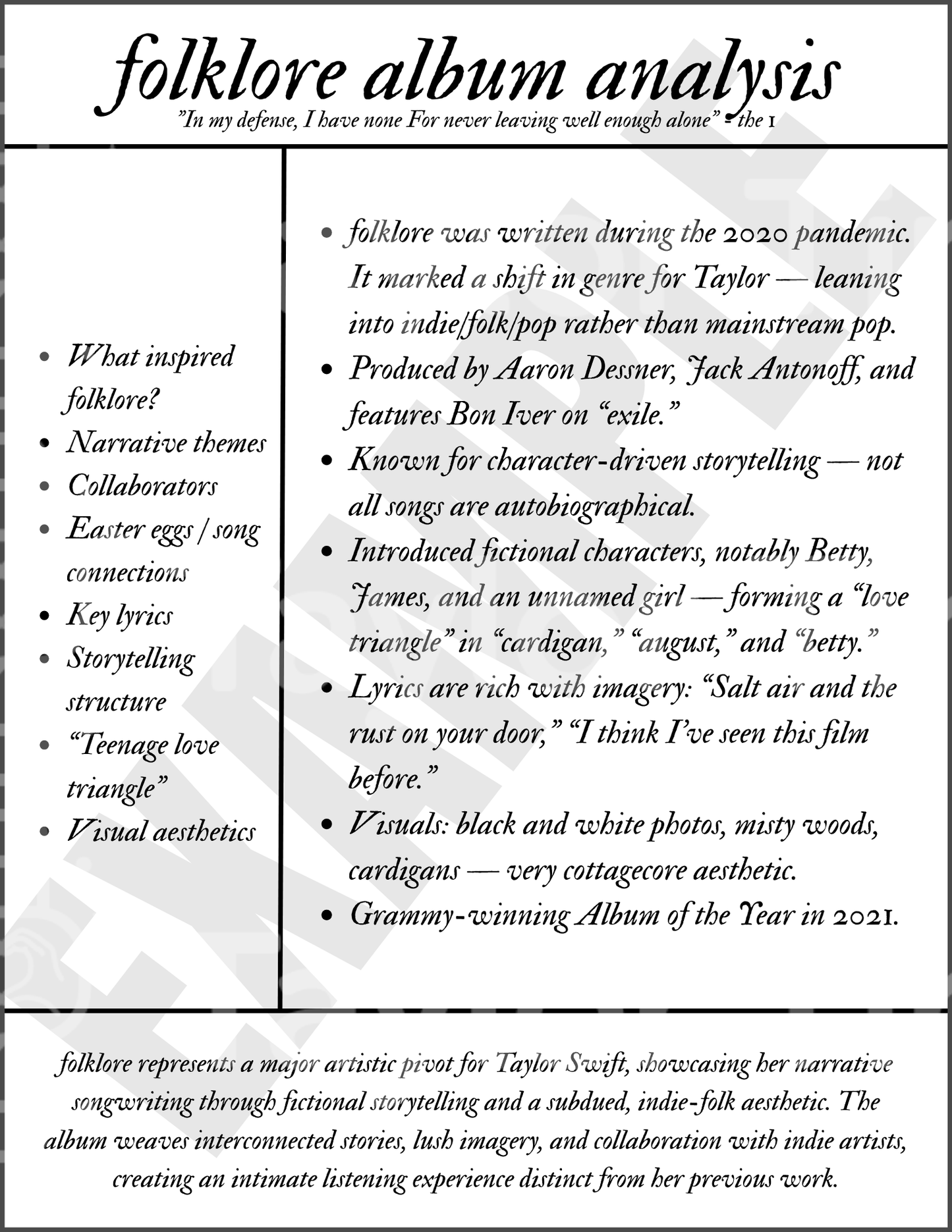 Folklore Journal Part 2 - Printable and Digital Formats