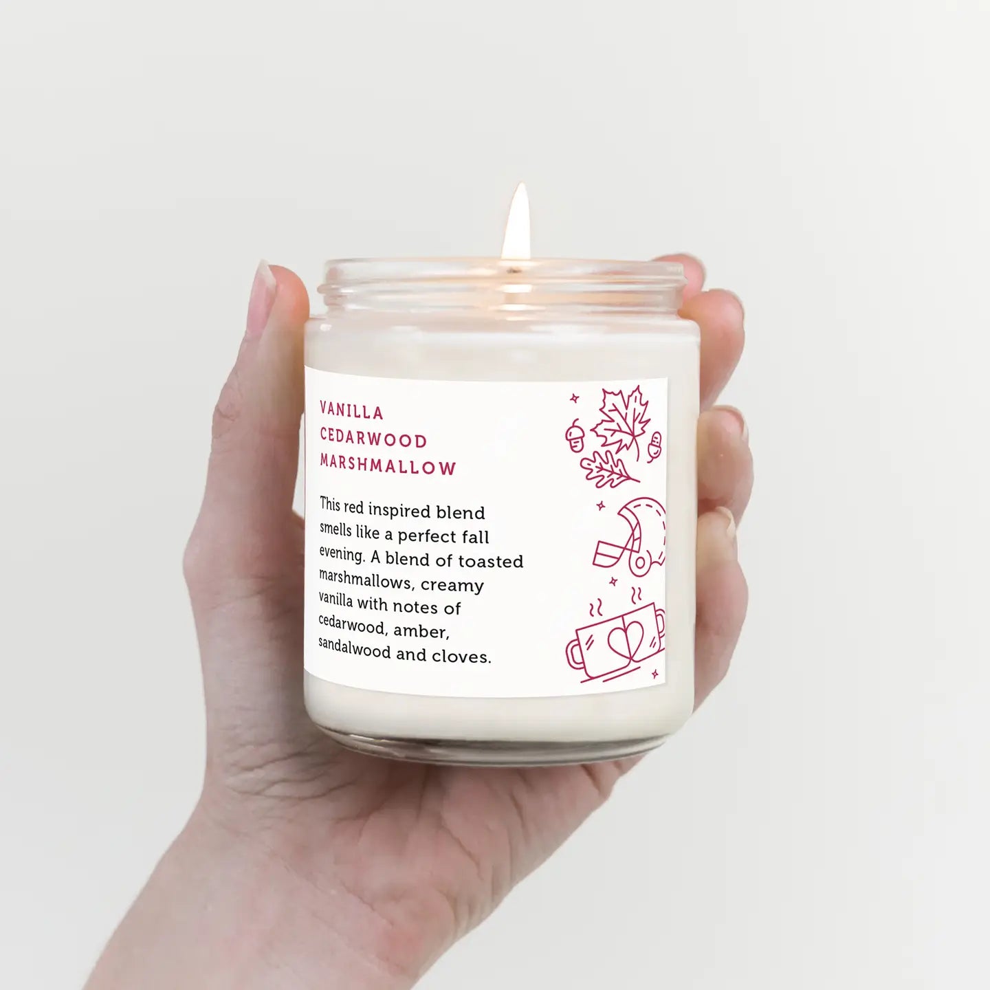 Red Fragrance Candle