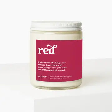 Red Fragrance Candle