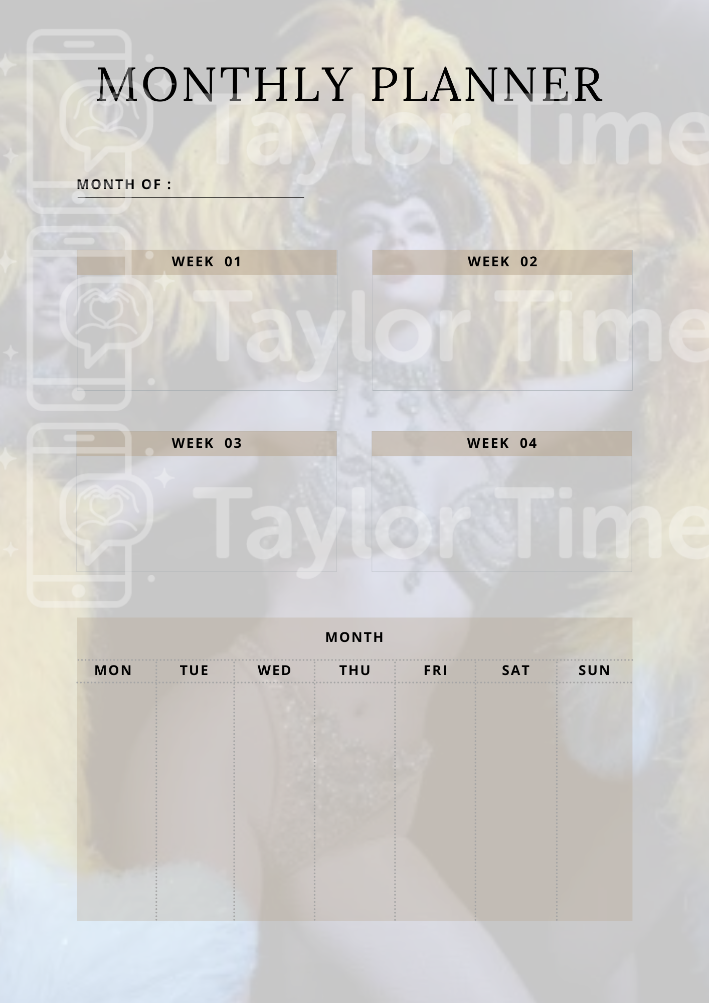 The Life of a Showgirl Ultimate Digital Planner (September Edition)