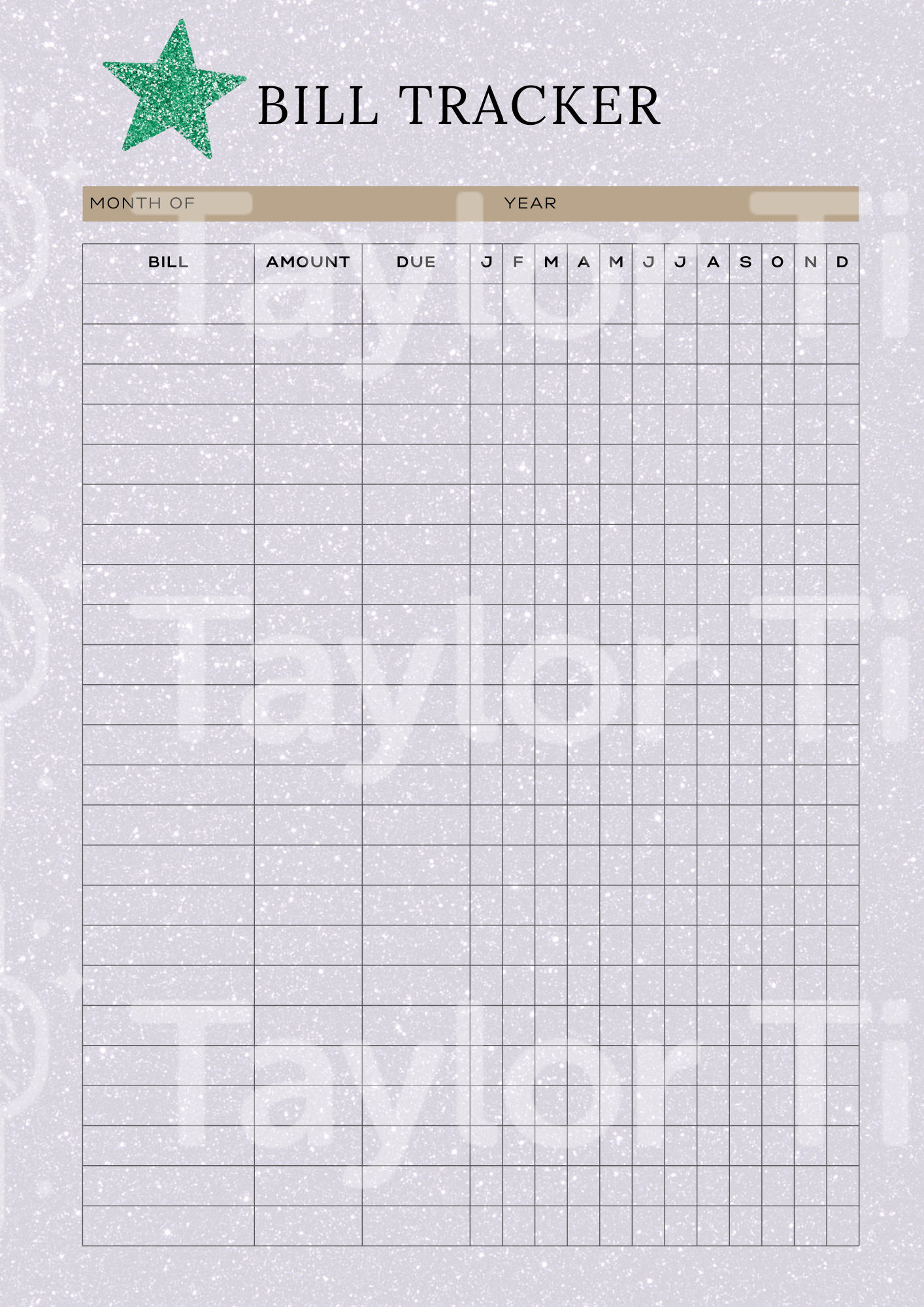 The Life of a Showgirl Ultimate Digital Planner (September Edition)