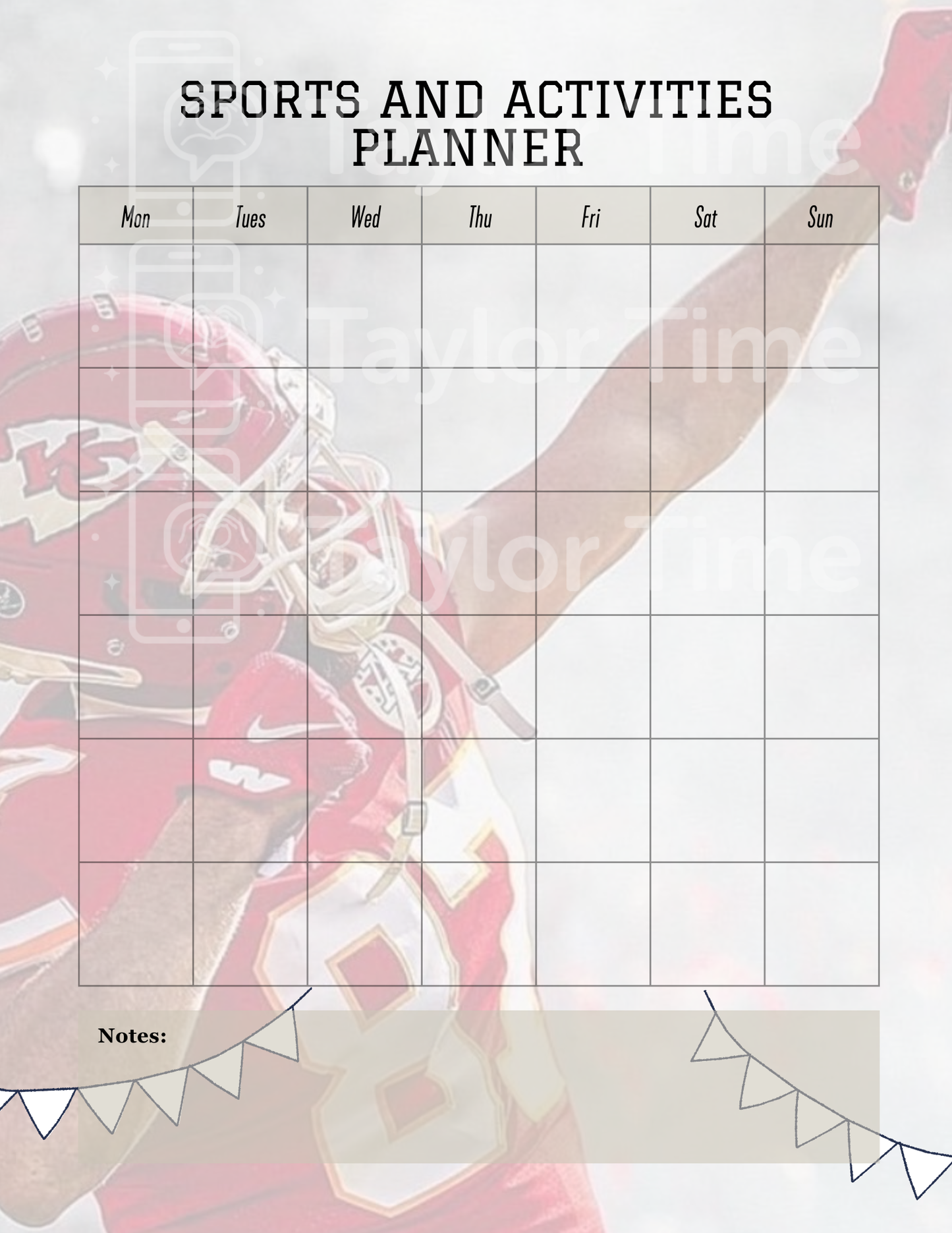 The English & Gym Teacher Academic Planner