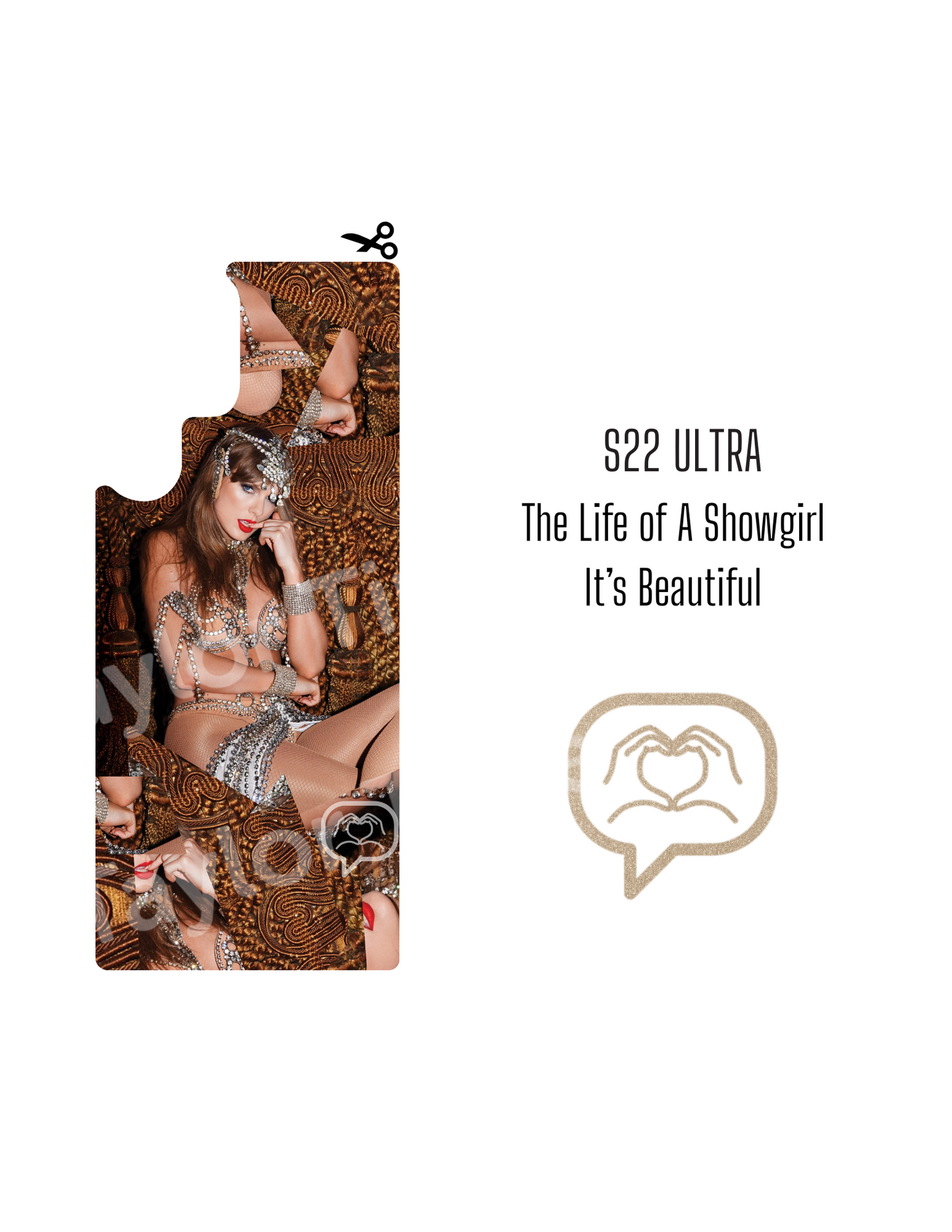 Printable Phone Case Insert - It's Beautiful Cover