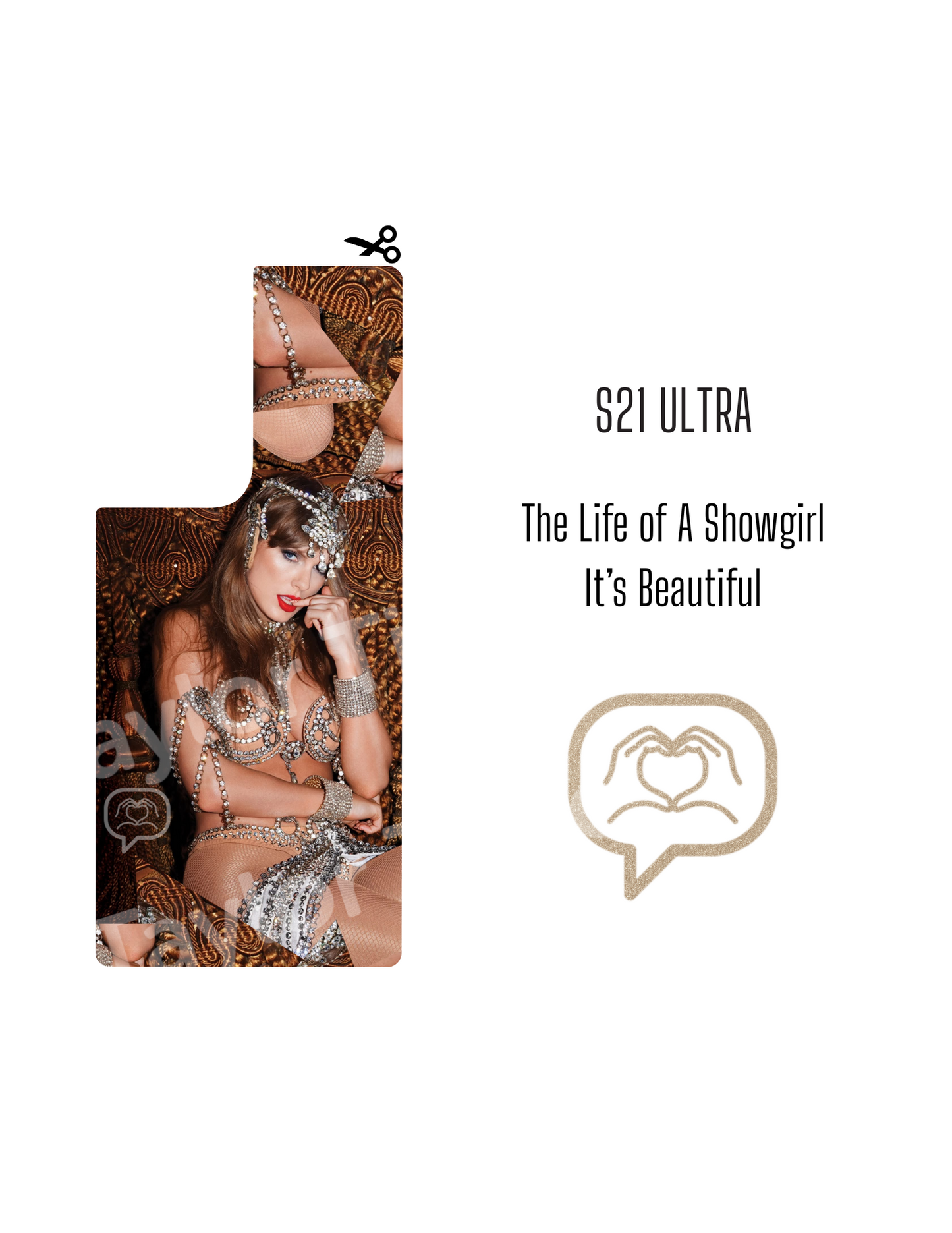 Printable Phone Case Insert - It's Beautiful Cover