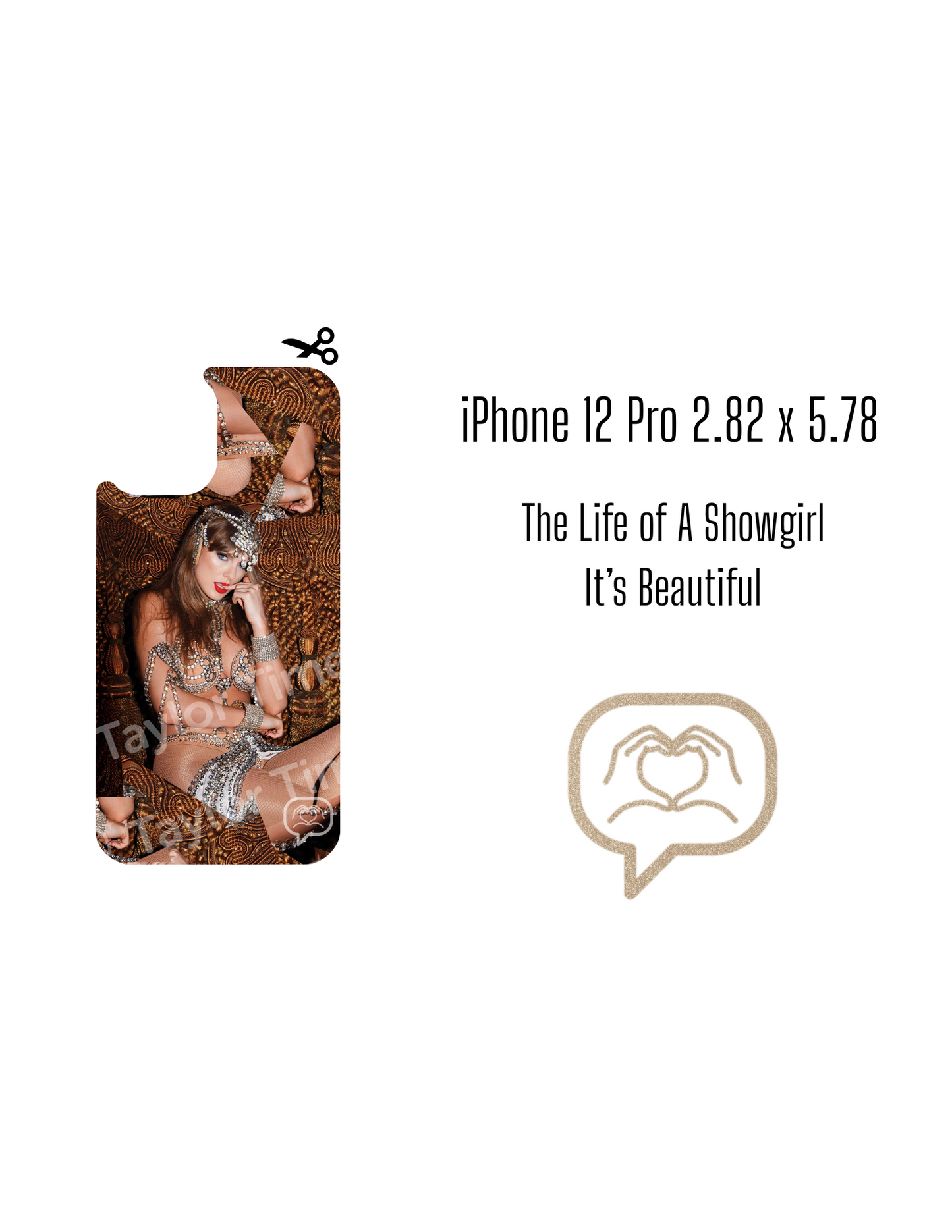 Printable Phone Case Insert - It's Beautiful Cover