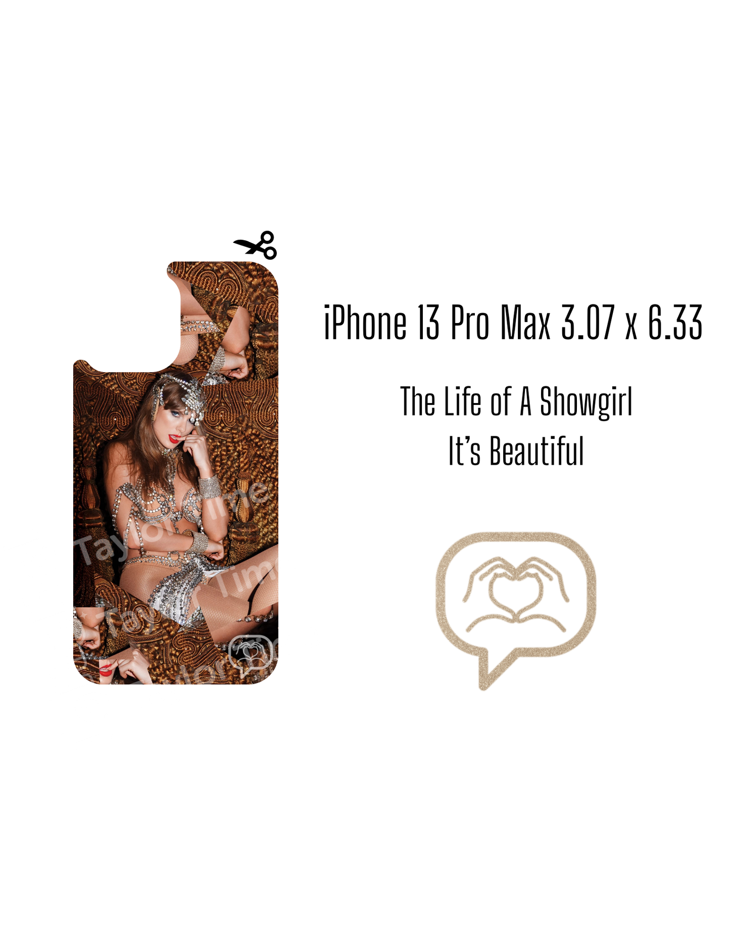 Printable Phone Case Insert - It's Beautiful Cover