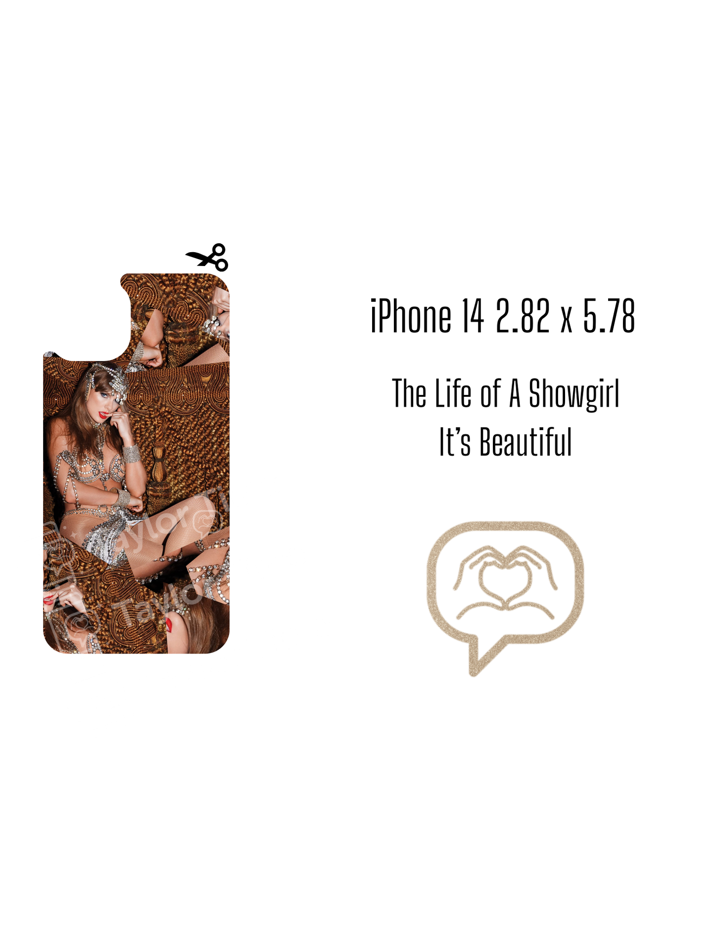 Printable Phone Case Insert - It's Beautiful Cover