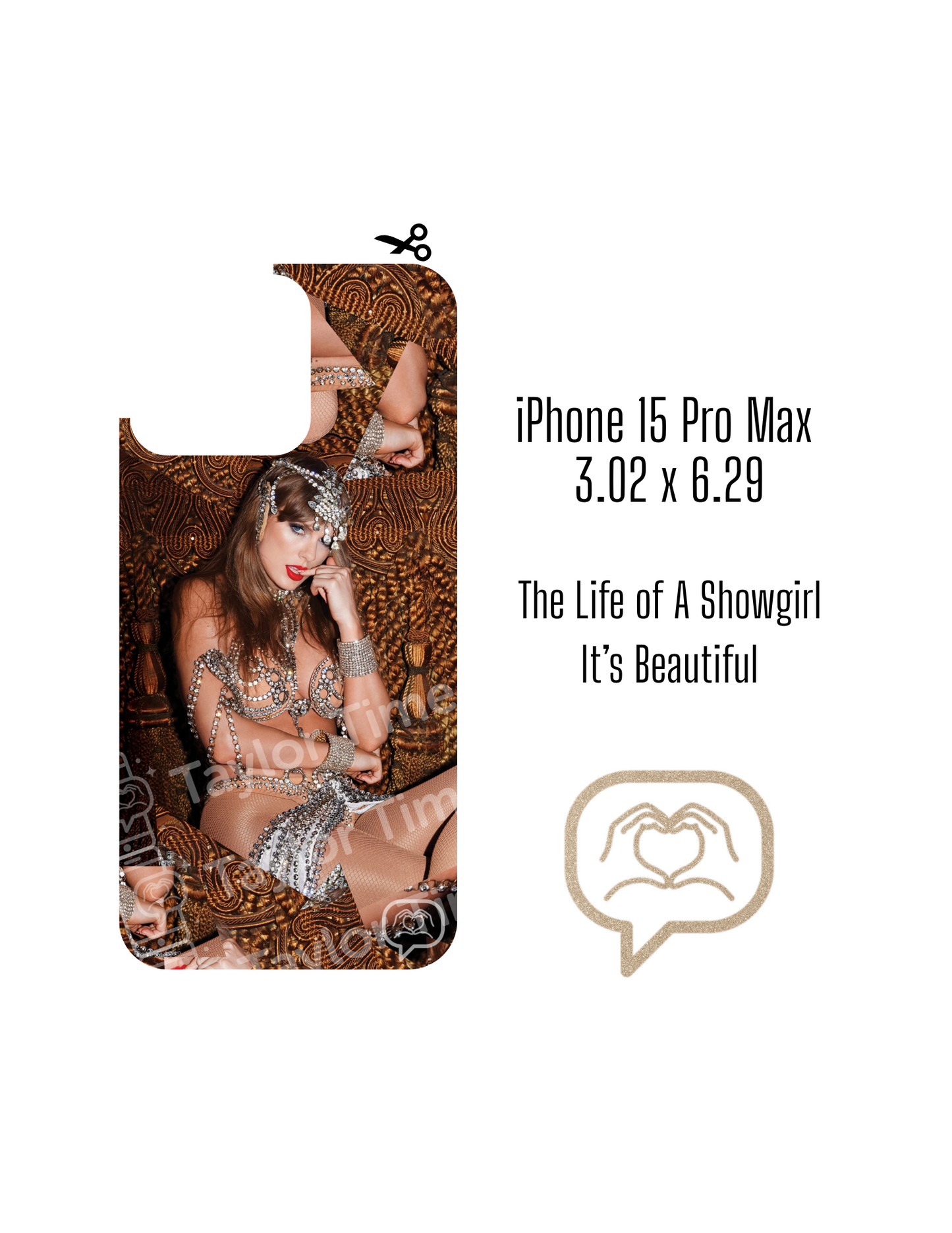 Printable Phone Case Insert - It's Beautiful Cover