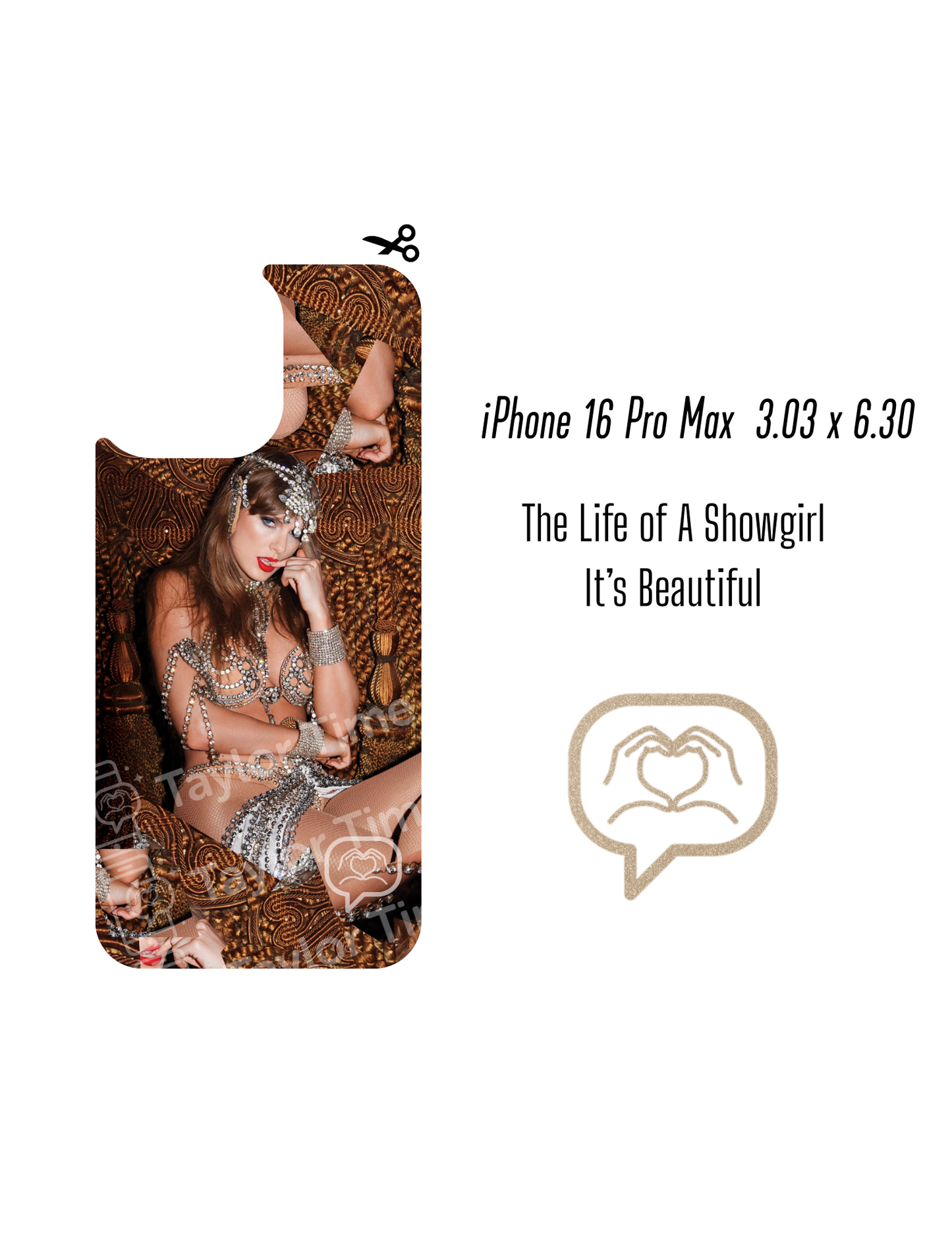 Printable Phone Case Insert - It's Beautiful Cover