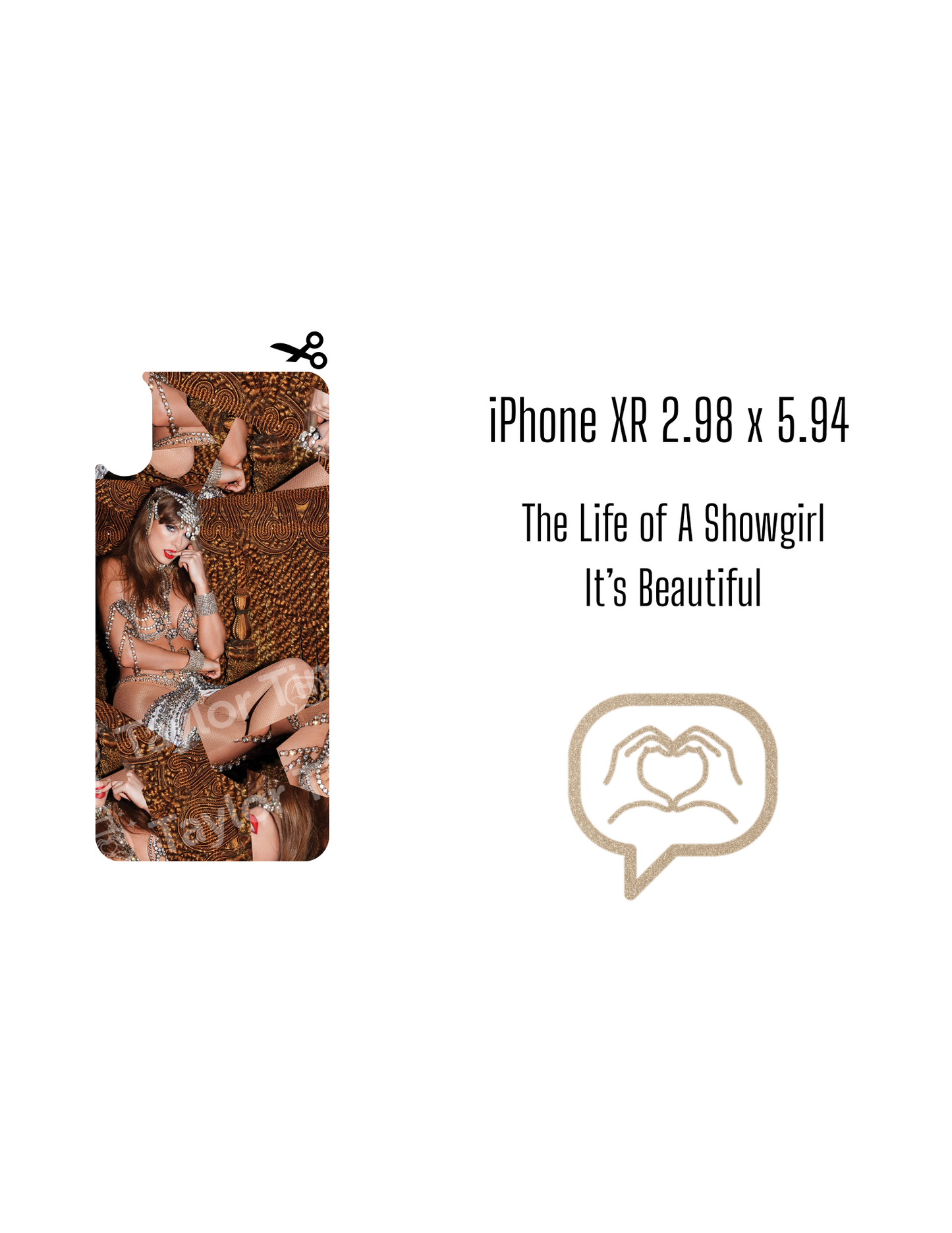 Printable Phone Case Insert - It's Beautiful Cover