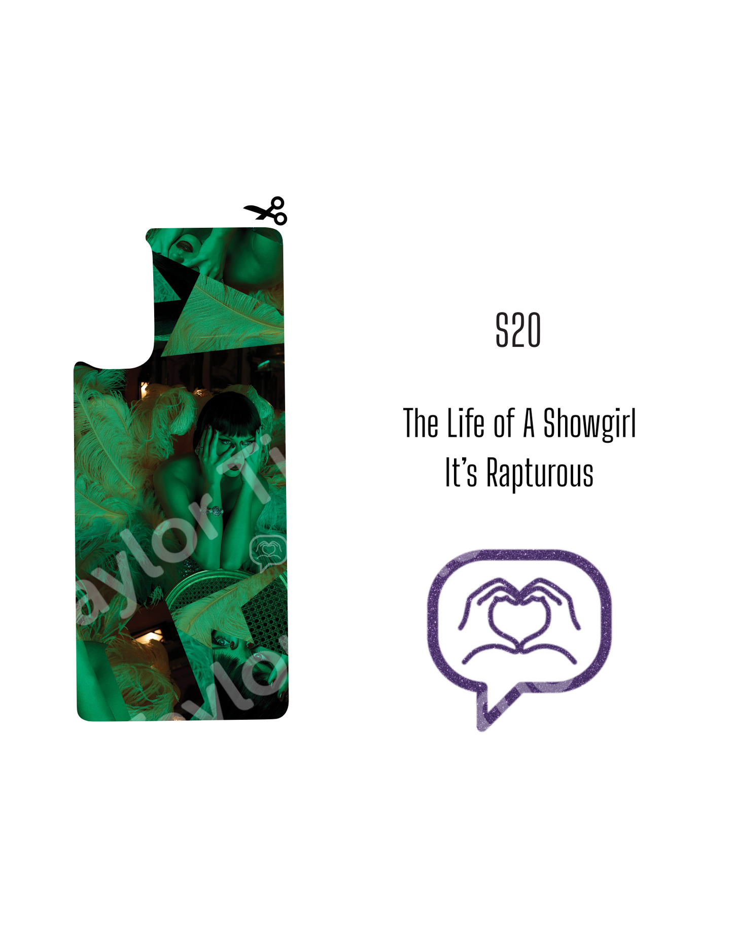 Printable Phone Case Insert - It's Rapturous Cover