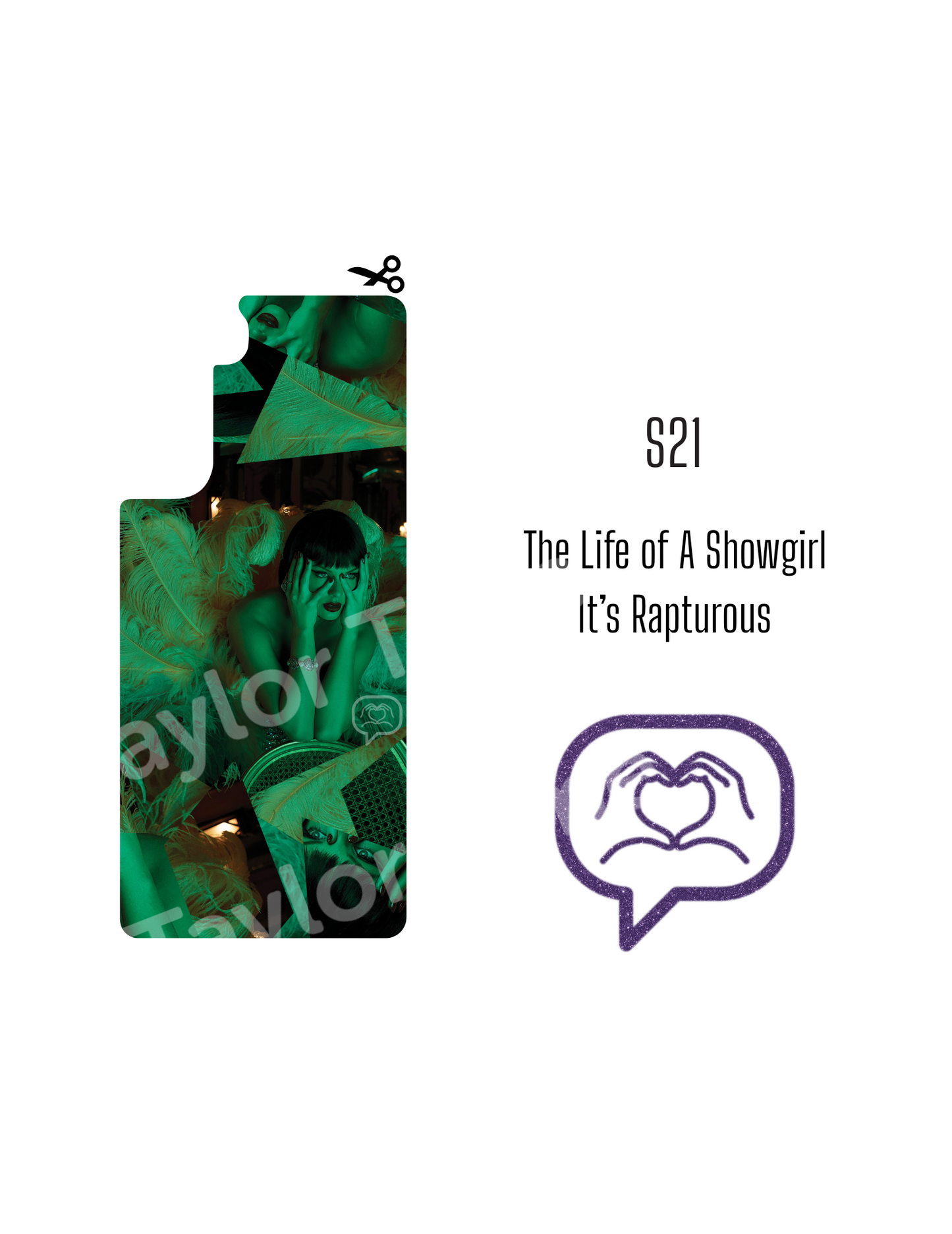 Printable Phone Case Insert - It's Rapturous Cover