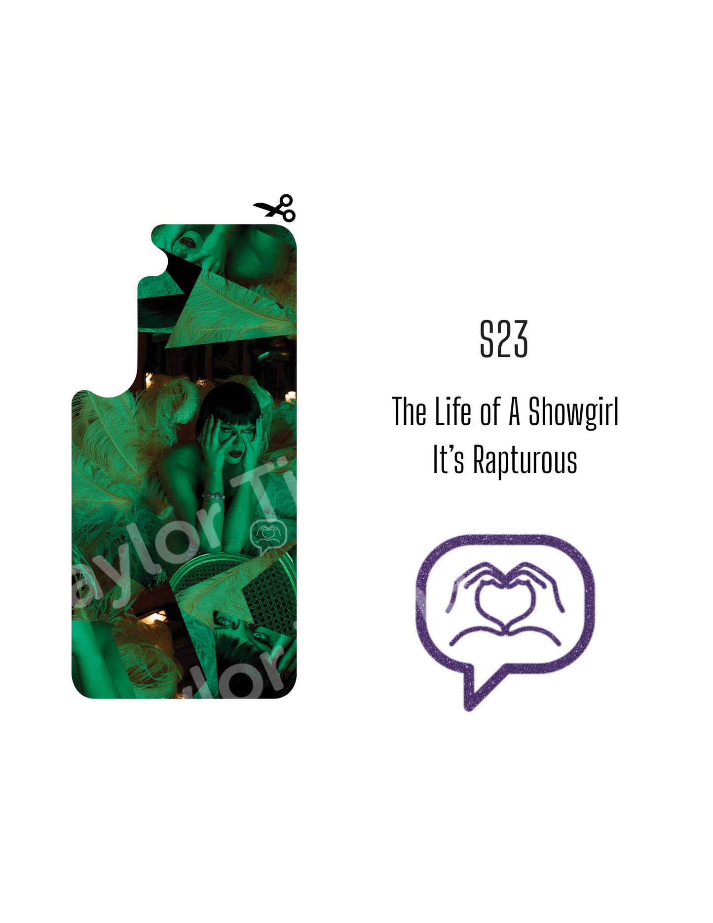 Printable Phone Case Insert - It's Rapturous Cover
