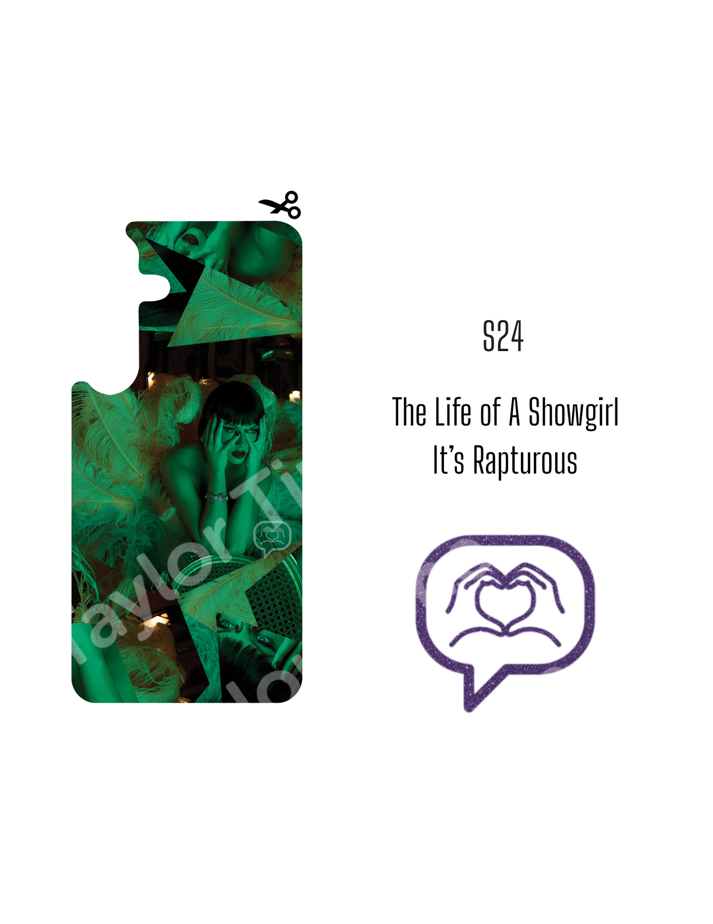 Printable Phone Case Insert - It's Rapturous Cover
