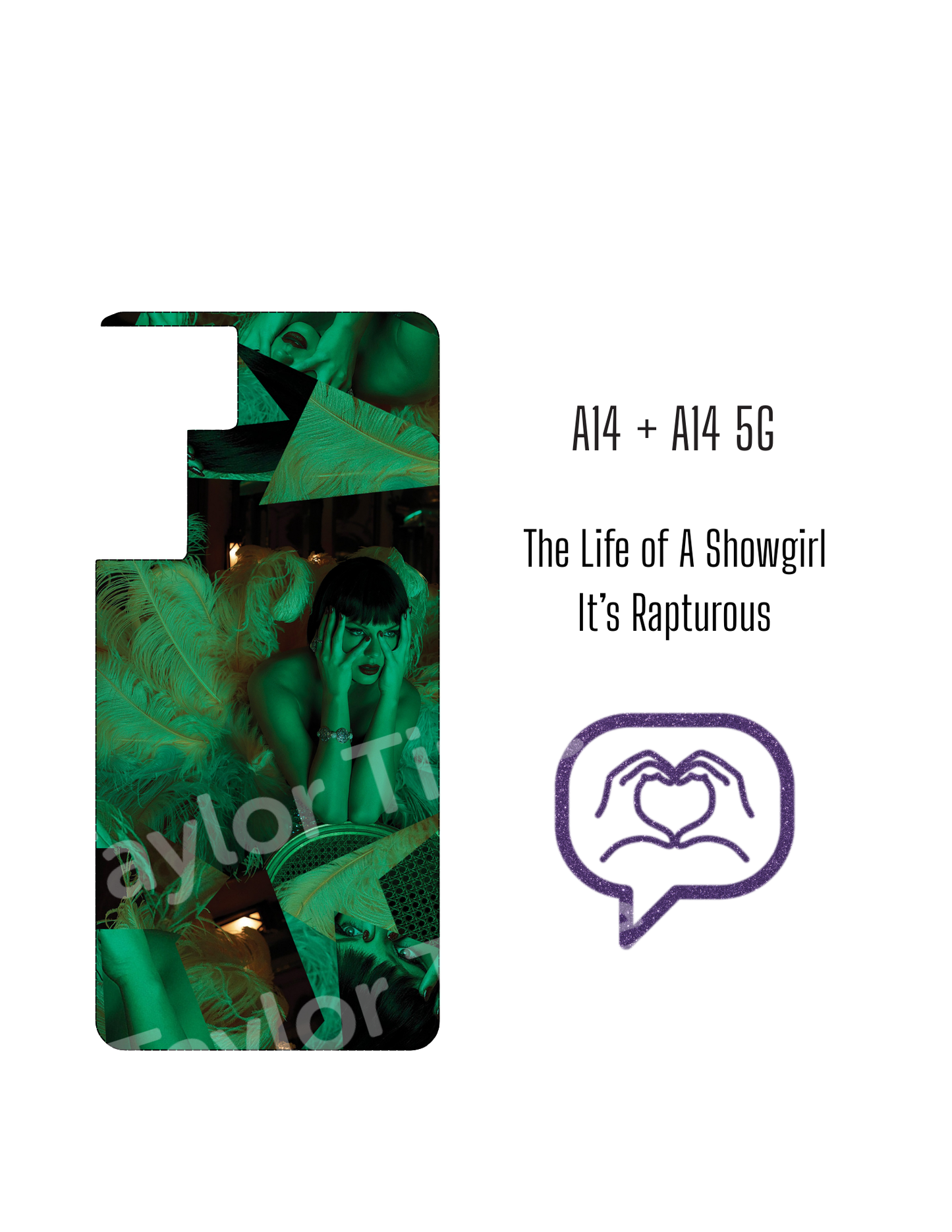 Printable Phone Case Insert - It's Rapturous Cover