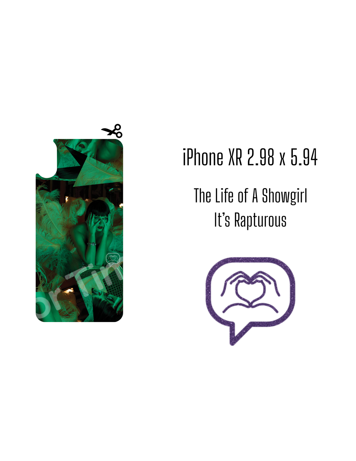 Printable Phone Case Insert - It's Rapturous Cover